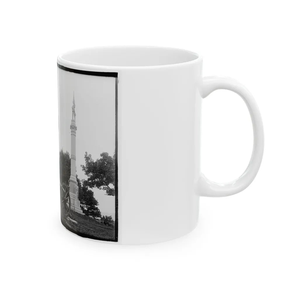 3rd Maryland Infantry, U.S.A. & Latrobe's Battery, C.S.A. Monument, Chattanooga, Tennessee (U.S. Civil War) White Coffee Mug-Go Mug Yourself
