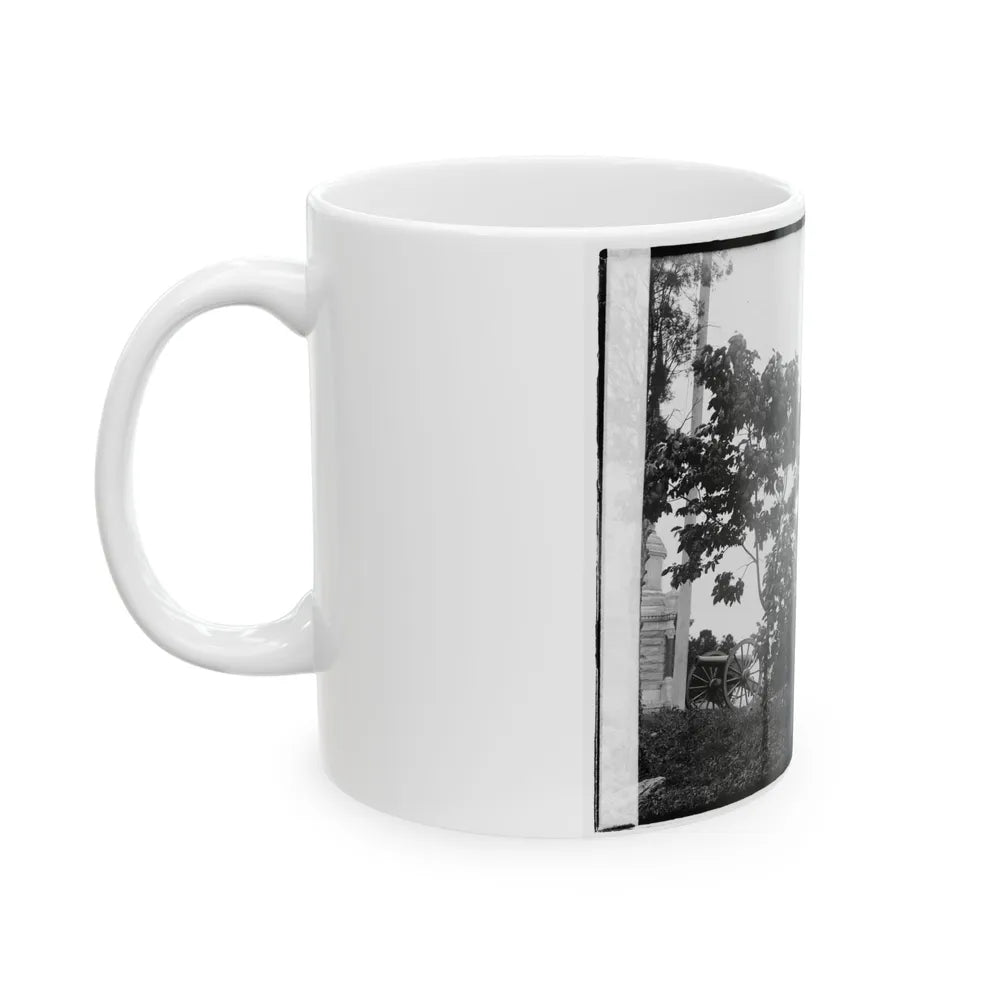 3rd Maryland Infantry, U.S.A. & Latrobe's Battery, C.S.A. Monument, Chattanooga, Tennessee (U.S. Civil War) White Coffee Mug-Go Mug Yourself