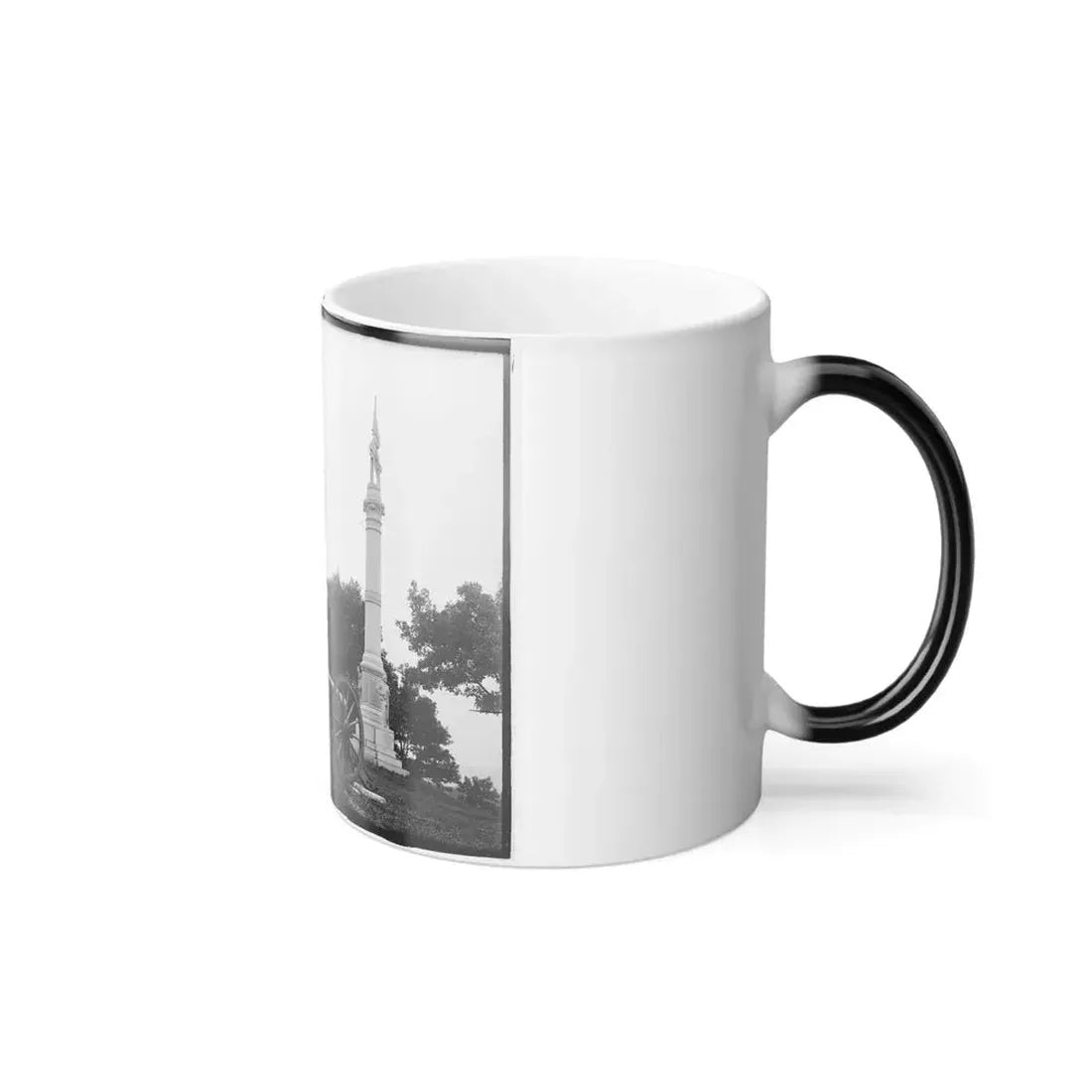 3Rd Maryland Infantry, U.S.A. & Latrobe's Battery, C.S.A. Monument, Chattanooga, Tennessee (U.S. Civil War) Color Changing Coffee Mug 11oz - Go Mug Yourself