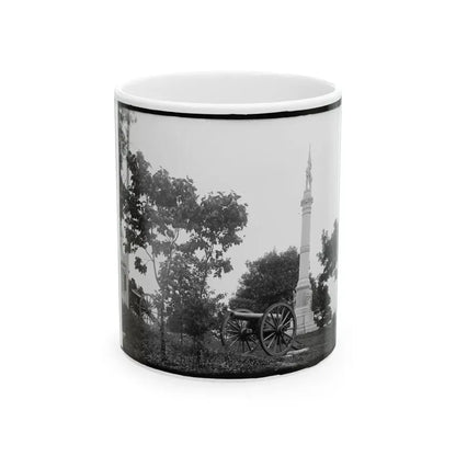3rd Maryland Infantry, U.S.A. & Latrobe's Battery, C.S.A. Monument, Chattanooga, Tennessee (U.S. Civil War) White Coffee Mug 11oz - Go Mug Yourself