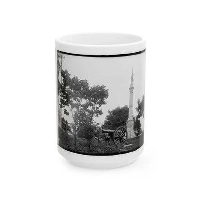 3rd Maryland Infantry, U.S.A. & Latrobe's Battery, C.S.A. Monument, Chattanooga, Tennessee (U.S. Civil War) White Coffee Mug 15oz - Go Mug Yourself
