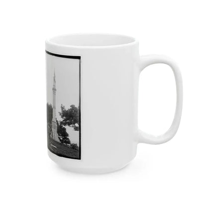 3rd Maryland Infantry, U.S.A. & Latrobe's Battery, C.S.A. Monument, Chattanooga, Tennessee (U.S. Civil War) White Coffee Mug - Go Mug Yourself