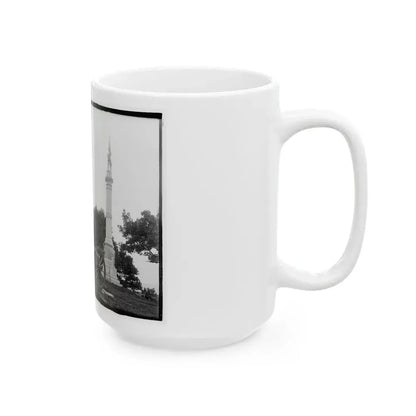 3rd Maryland Infantry, U.S.A. & Latrobe's Battery, C.S.A. Monument, Chattanooga, Tennessee (U.S. Civil War) White Coffee Mug - Go Mug Yourself
