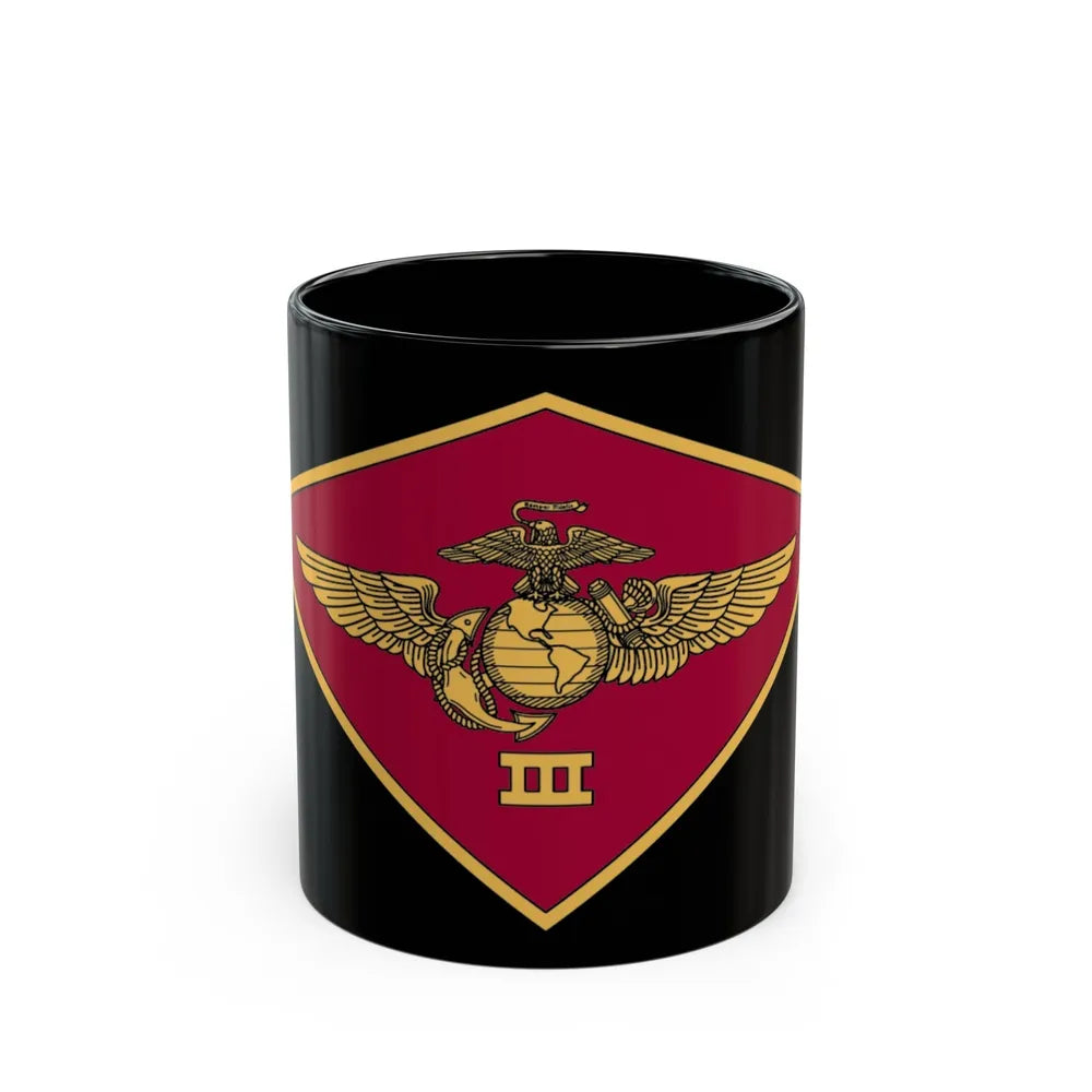 3rd MAW 3D MAW (USMC) Black Coffee Mug-11oz-Go Mug Yourself