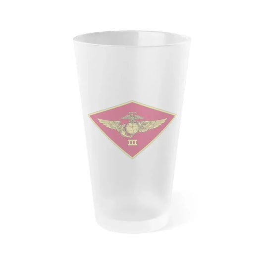 3rd MAW 3D MAW (USMC) Frosted Pint Glass 16oz Default Title - Go Mug Yourself