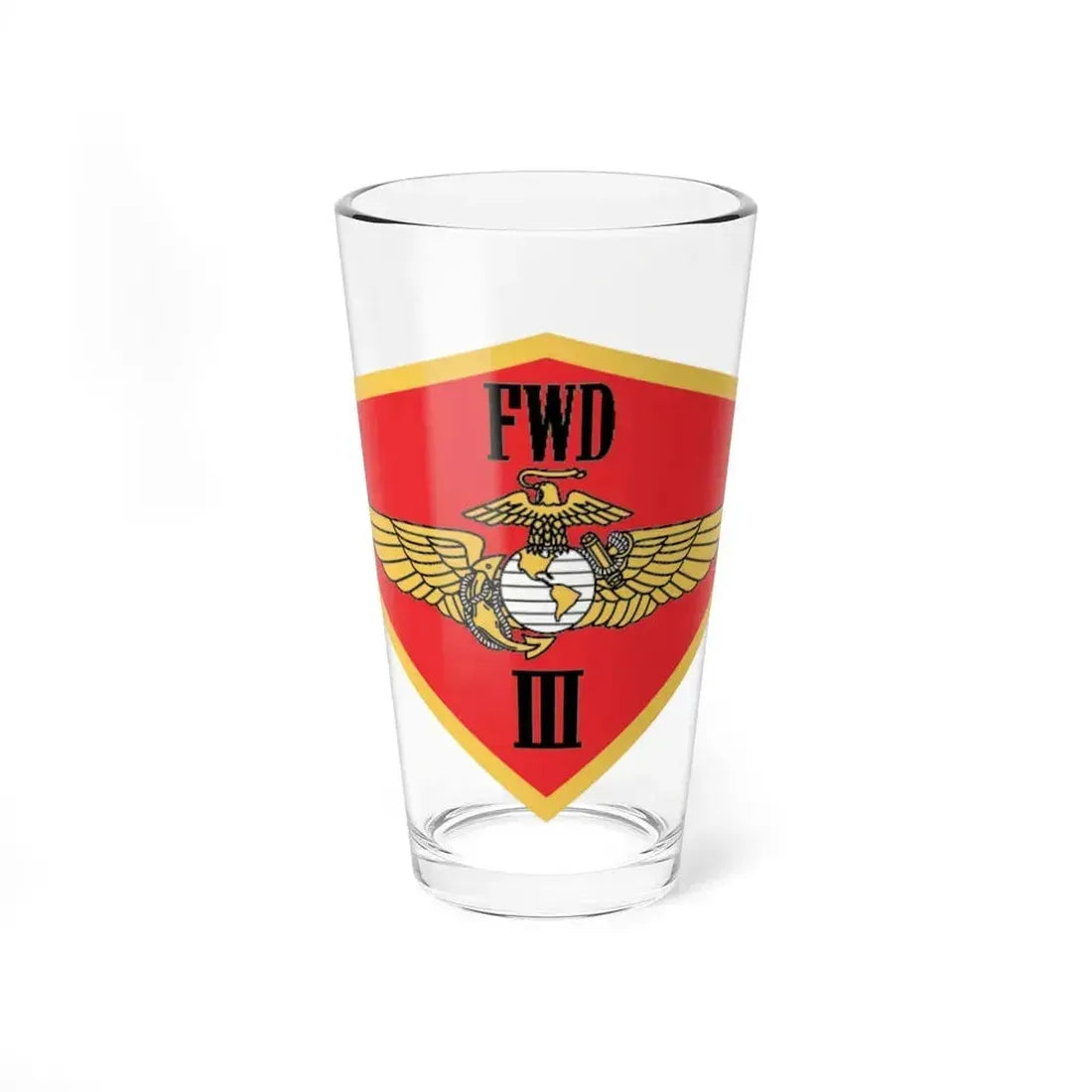3rd MAW FWD (USMC) Pint Glass 16oz 16oz - Go Mug Yourself