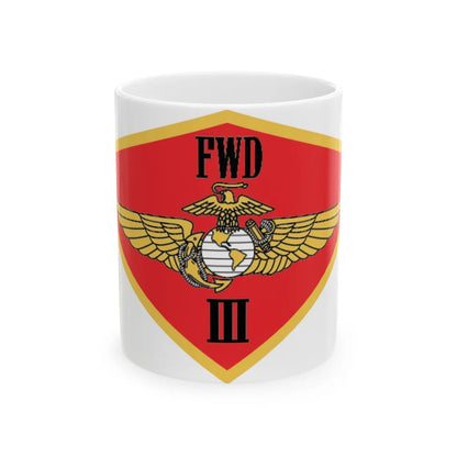 3rd MAW FWD (USMC) White Coffee Mug-11oz-Go Mug Yourself