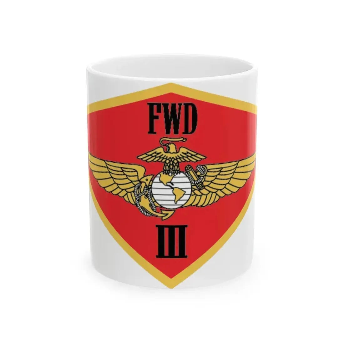 3rd MAW FWD (USMC) White Coffee Mug 11oz - Go Mug Yourself