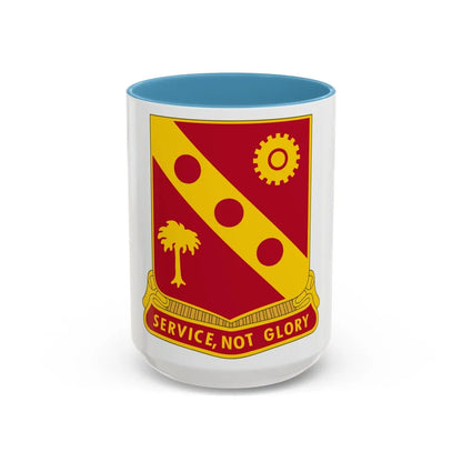 3rd Ordnance Battalion (U.S. Army) Accent Coffee Mug-15oz-Light Blue-Go Mug Yourself