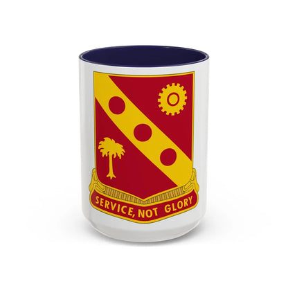 3rd Ordnance Battalion (U.S. Army) Accent Coffee Mug-15oz-Navy-Go Mug Yourself