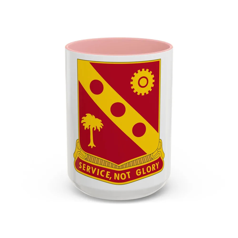 3rd Ordnance Battalion (U.S. Army) Accent Coffee Mug-15oz-Pink-Go Mug Yourself