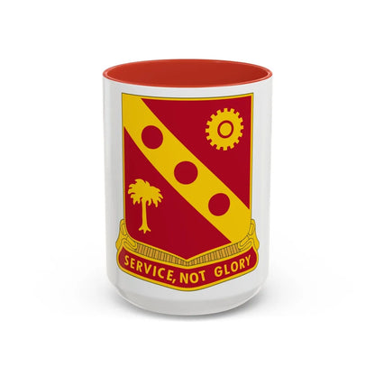 3rd Ordnance Battalion (U.S. Army) Accent Coffee Mug-15oz-Red-Go Mug Yourself