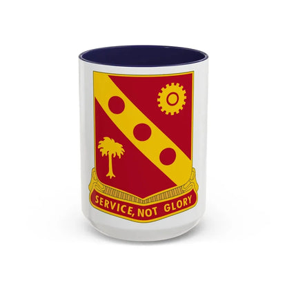 3rd Ordnance Battalion (U.S. Army) Accent Coffee Mug 15oz Navy - Go Mug Yourself