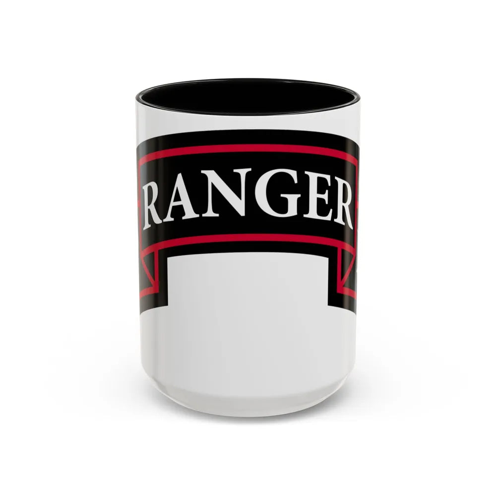 3rd Ranger Battalion (U.S. Army) Accent Coffee Mug-15oz-Black-Go Mug Yourself