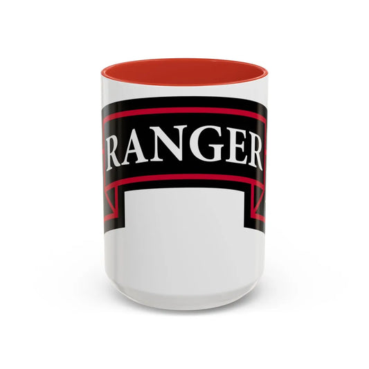 3rd Ranger Battalion (U.S. Army) Accent Coffee Mug-15oz-Red-Go Mug Yourself