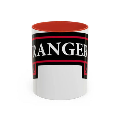 3rd Ranger Battalion (U.S. Army) Accent Coffee Mug 11oz Red - Go Mug Yourself