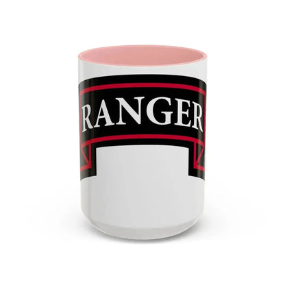 3rd Ranger Battalion (U.S. Army) Accent Coffee Mug 15oz Pink - Go Mug Yourself