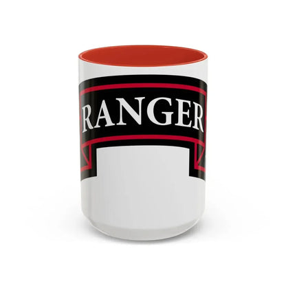 3rd Ranger Battalion (U.S. Army) Accent Coffee Mug 15oz Red - Go Mug Yourself