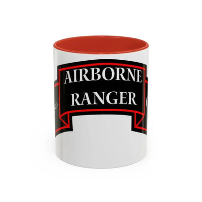 3rd Ranger Infantry Company (U.S. Army) Accent Coffee Mug 11oz Red - Go Mug Yourself