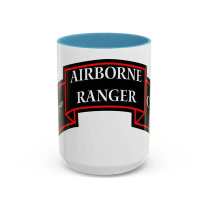 3rd Ranger Infantry Company (U.S. Army) Accent Coffee Mug 15oz Light Blue - Go Mug Yourself