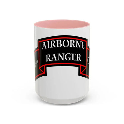 3rd Ranger Infantry Company (U.S. Army) Accent Coffee Mug 15oz Pink - Go Mug Yourself