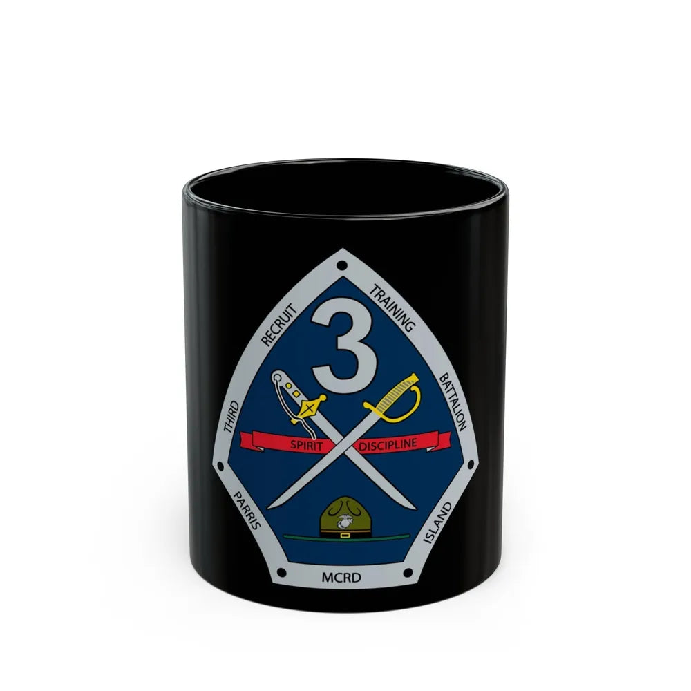 3rd Recruit Training Battalion (USMC) Black Coffee Mug-11oz-Go Mug Yourself