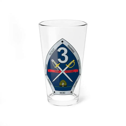 3rd Recruit Training Battalion (USMC) Pint Glass 16oz 16oz - Go Mug Yourself