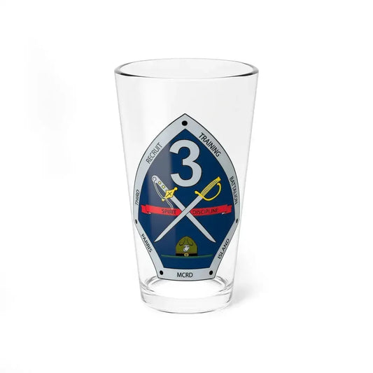 3rd Recruit Training Battalion (USMC) Pint Glass 16oz 16oz - Go Mug Yourself