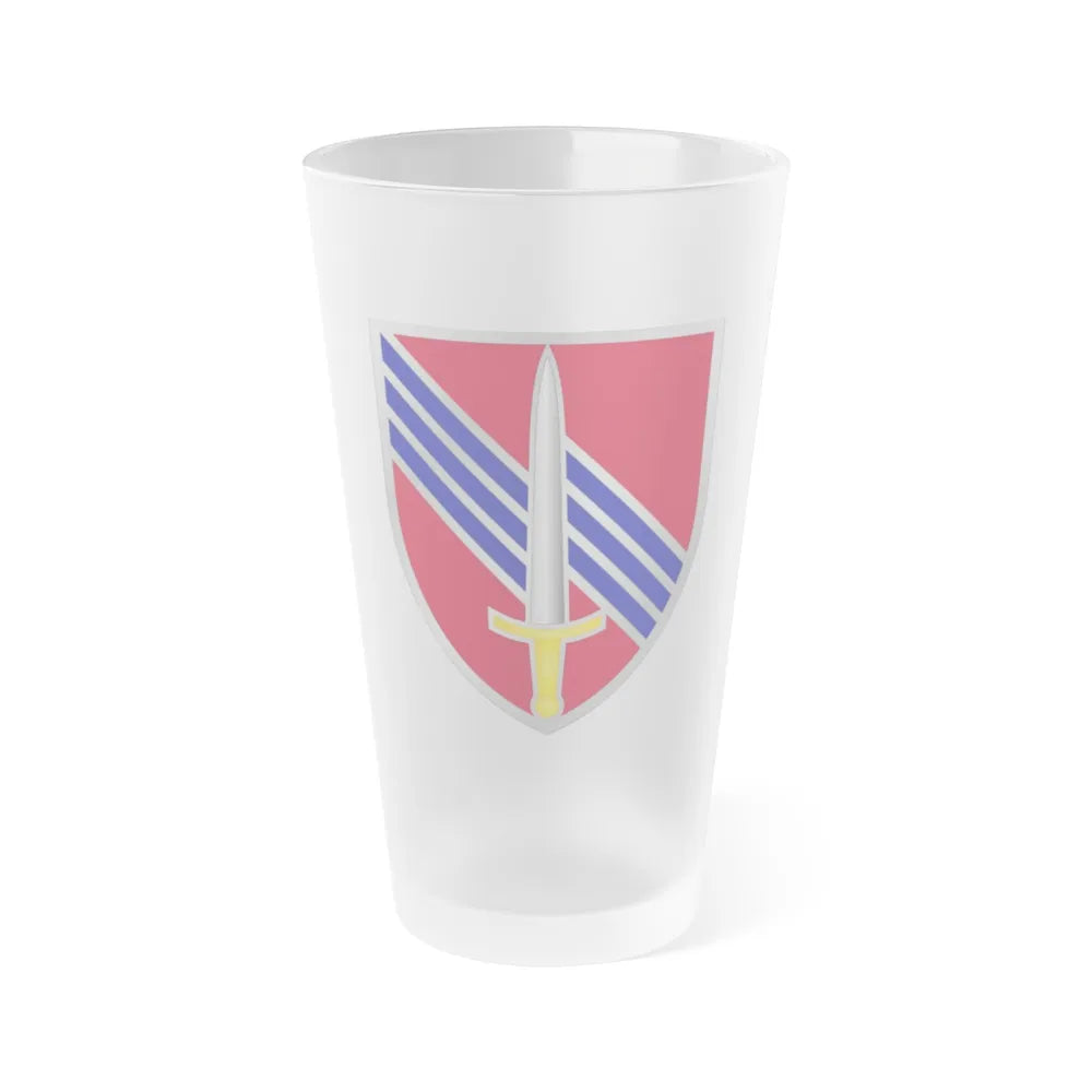 3rd Security Force Assistance Brigade (U.S. Army) Frosted Pint Glass 16oz-Go Mug Yourself