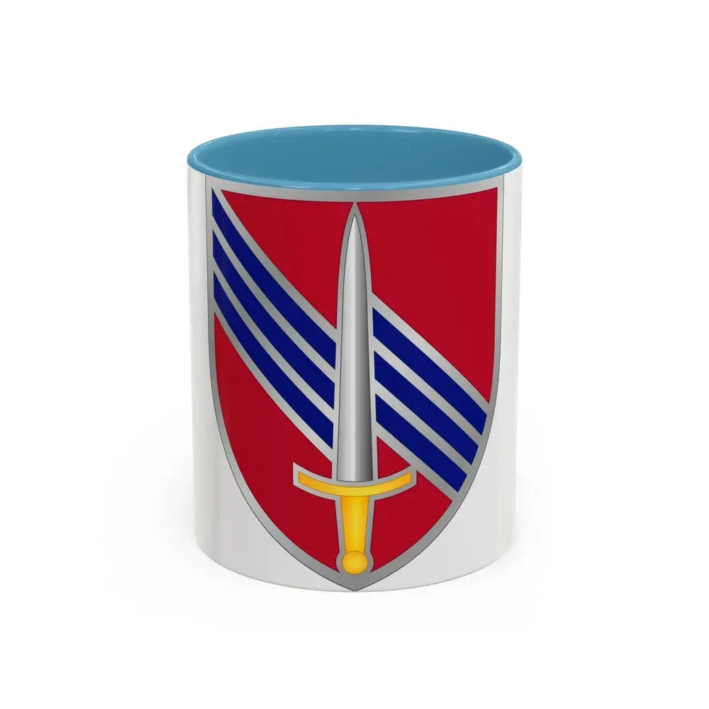 3rd Security Force Assistance Brigade (U.S. Army) Accent Coffee Mug 11oz Light Blue - Go Mug Yourself