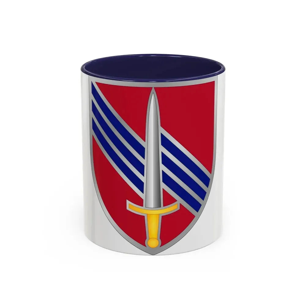 3rd Security Force Assistance Brigade (U.S. Army) Accent Coffee Mug 11oz Navy - Go Mug Yourself
