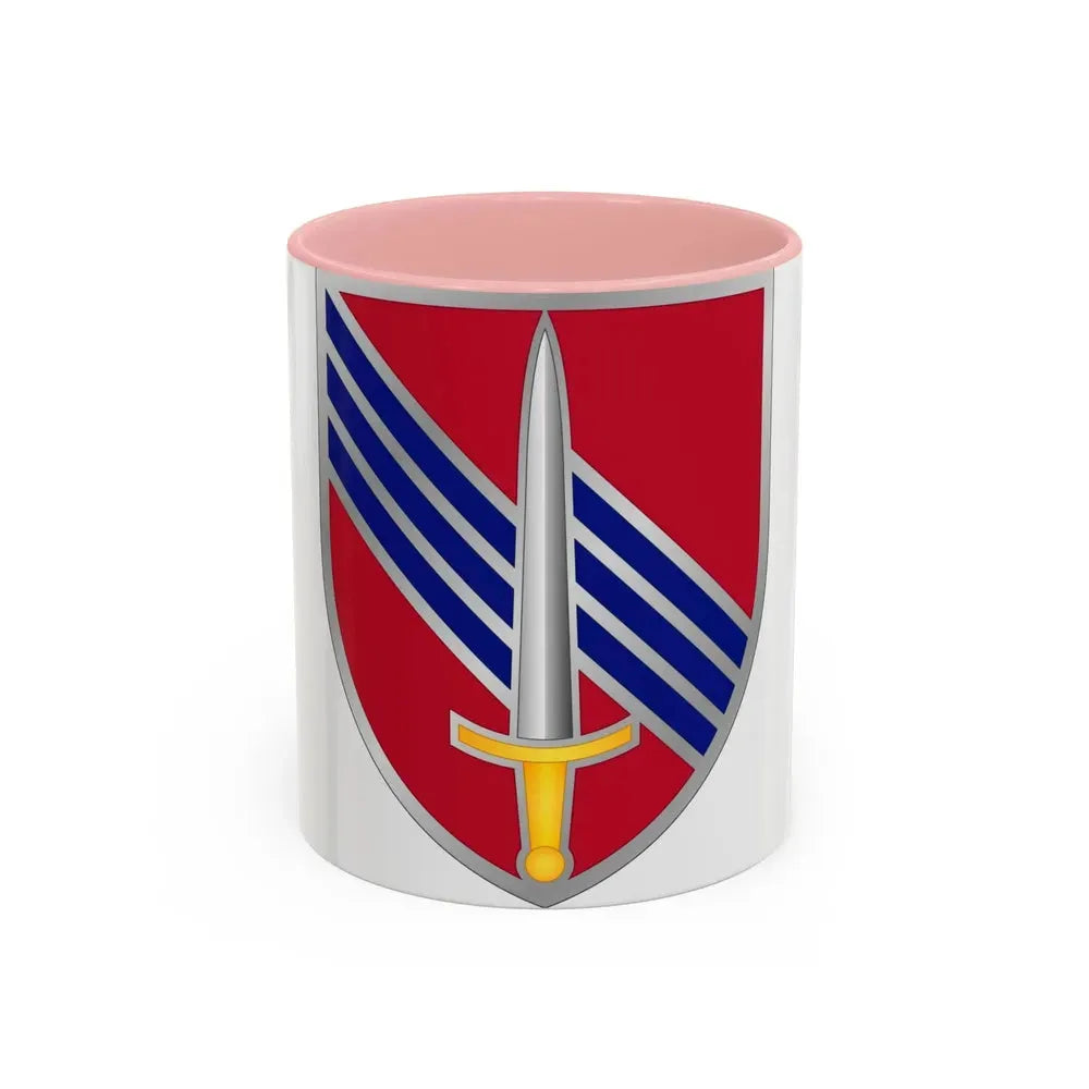 3rd Security Force Assistance Brigade (U.S. Army) Accent Coffee Mug 11oz Pink - Go Mug Yourself
