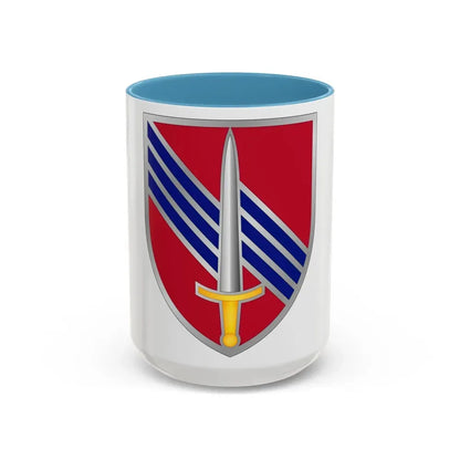 3rd Security Force Assistance Brigade (U.S. Army) Accent Coffee Mug 15oz Light Blue - Go Mug Yourself