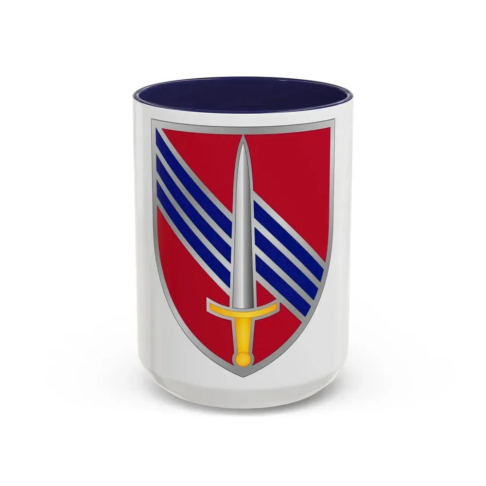 3rd Security Force Assistance Brigade (U.S. Army) Accent Coffee Mug 15oz Navy - Go Mug Yourself
