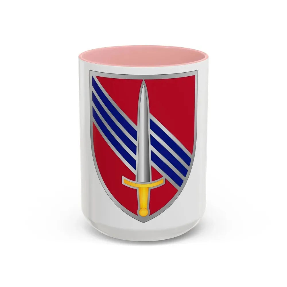 3rd Security Force Assistance Brigade (U.S. Army) Accent Coffee Mug 15oz Pink - Go Mug Yourself