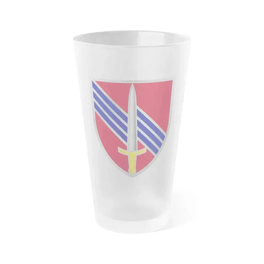 3rd Security Force Assistance Brigade (U.S. Army) Frosted Pint Glass 16oz Default Title - Go Mug Yourself