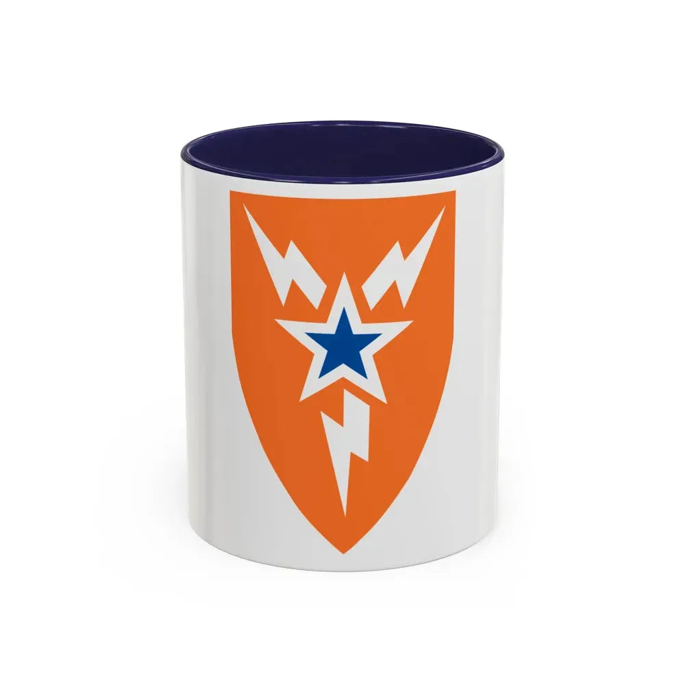 3rd Signal Brigade (U.S. Army) Accent Coffee Mug 11oz Navy - Go Mug Yourself
