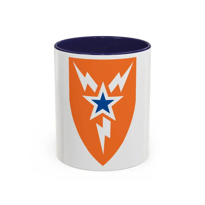 3rd Signal Brigade (U.S. Army) Accent Coffee Mug 11oz Navy - Go Mug Yourself