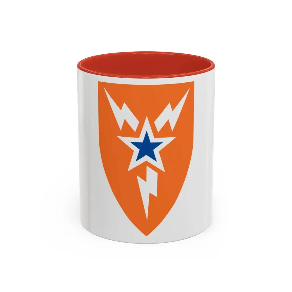3rd Signal Brigade (U.S. Army) Accent Coffee Mug 11oz Red - Go Mug Yourself
