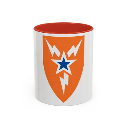 3rd Signal Brigade (U.S. Army) Accent Coffee Mug 11oz Red - Go Mug Yourself