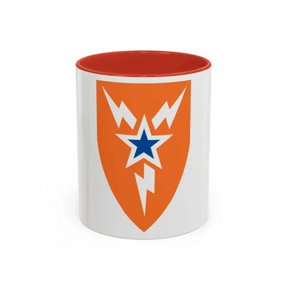 3rd Signal Brigade (U.S. Army) Accent Coffee Mug 11oz Red - Go Mug Yourself