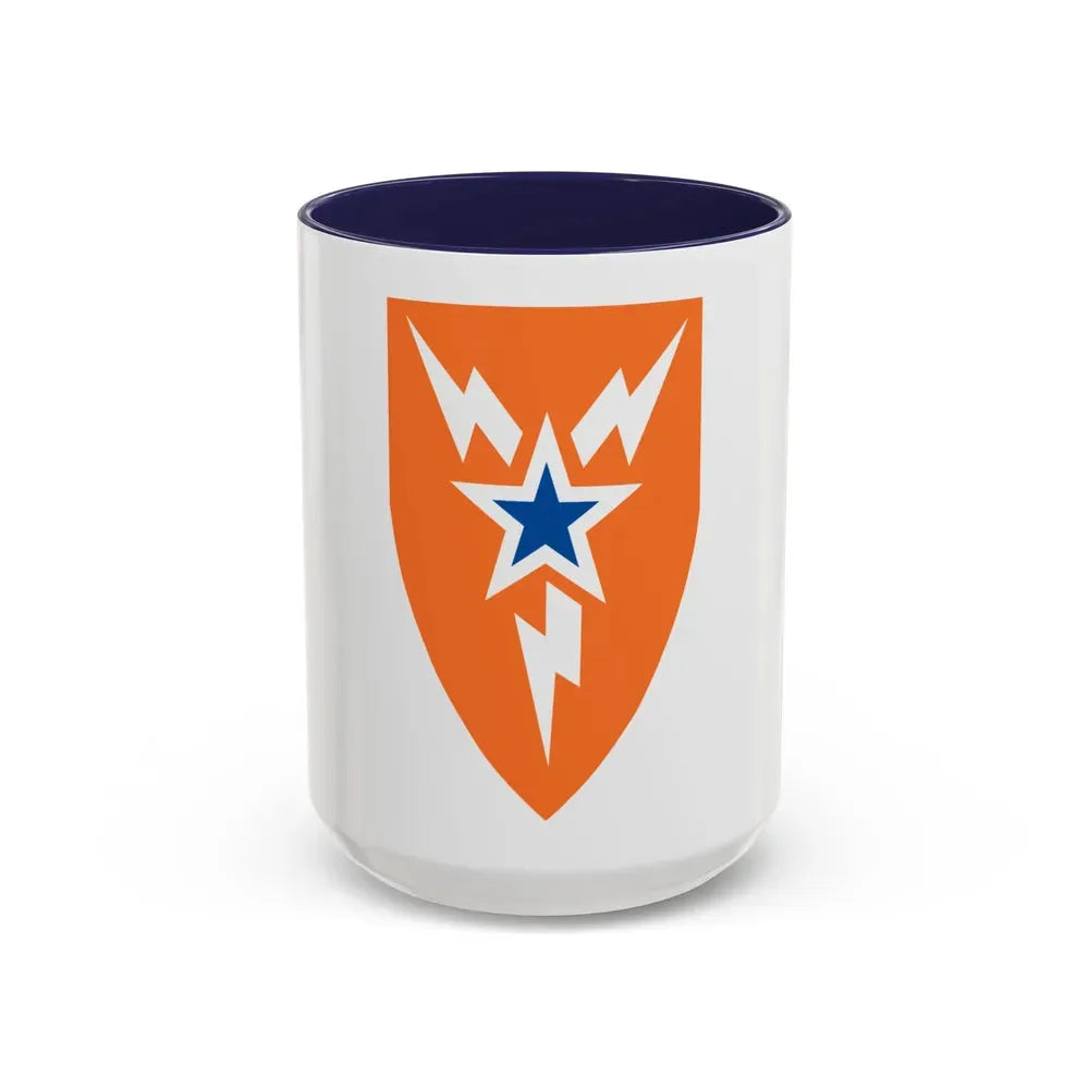3rd Signal Brigade (U.S. Army) Accent Coffee Mug 15oz Navy - Go Mug Yourself