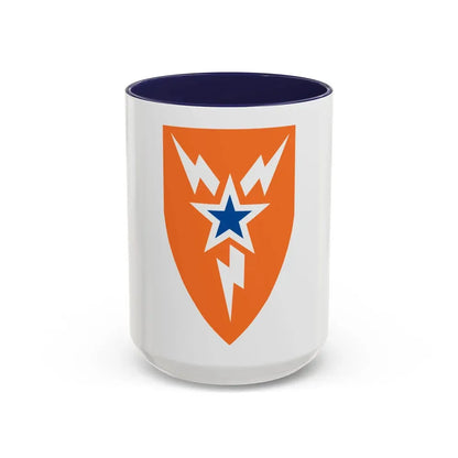 3rd Signal Brigade (U.S. Army) Accent Coffee Mug 15oz Navy - Go Mug Yourself