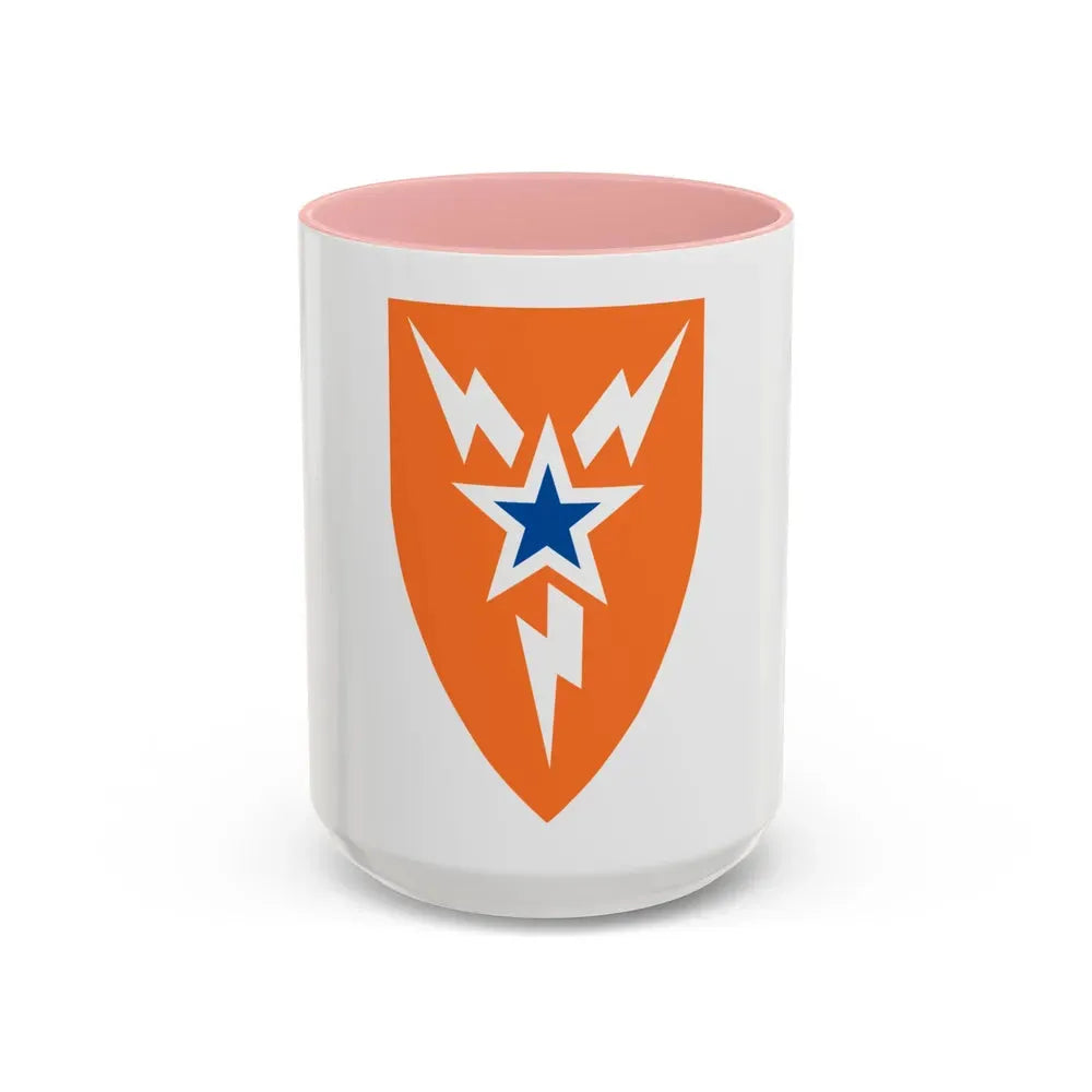 3rd Signal Brigade (U.S. Army) Accent Coffee Mug 15oz Pink - Go Mug Yourself