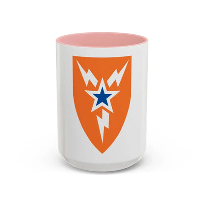 3rd Signal Brigade (U.S. Army) Accent Coffee Mug 15oz Pink - Go Mug Yourself