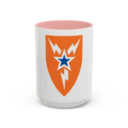 3rd Signal Brigade (U.S. Army) Accent Coffee Mug 15oz Pink - Go Mug Yourself