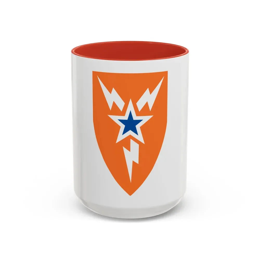3rd Signal Brigade (U.S. Army) Accent Coffee Mug 15oz Red - Go Mug Yourself