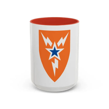 3rd Signal Brigade (U.S. Army) Accent Coffee Mug 15oz Red - Go Mug Yourself