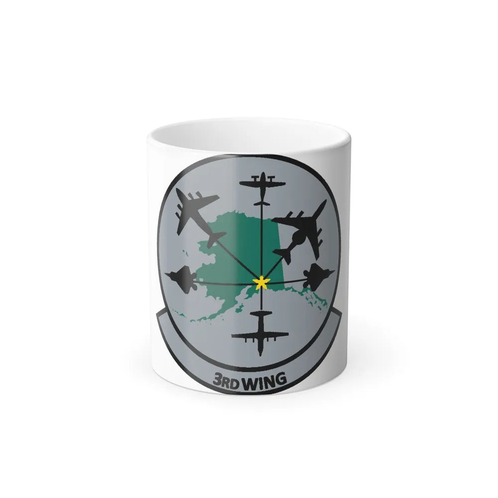 3rd Wing v2 (U.S. Air Force) Color Changing Coffee Mug-11oz-Go Mug Yourself