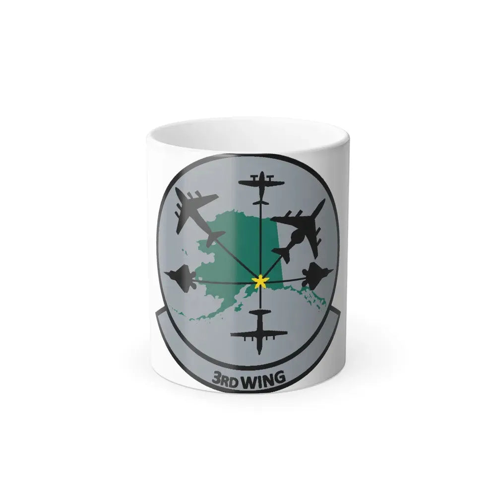 3rd Wing v2 (U.S. Air Force) Color Changing Coffee Mug 11oz - Go Mug Yourself